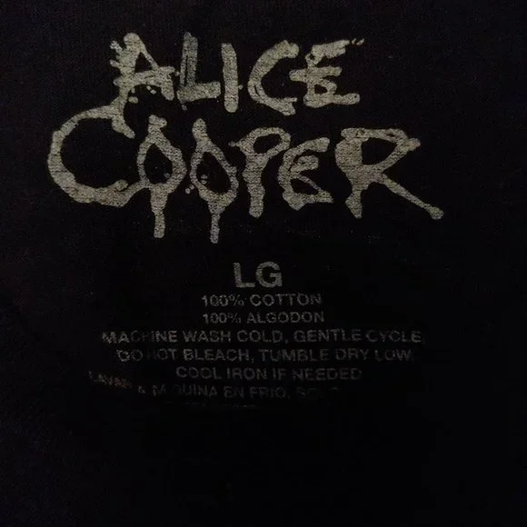 Alice Cooper Back Behind the Wheel band tour 2021 tshirt - Picture 8 of 8